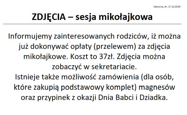 ogloszenie mikolajowef