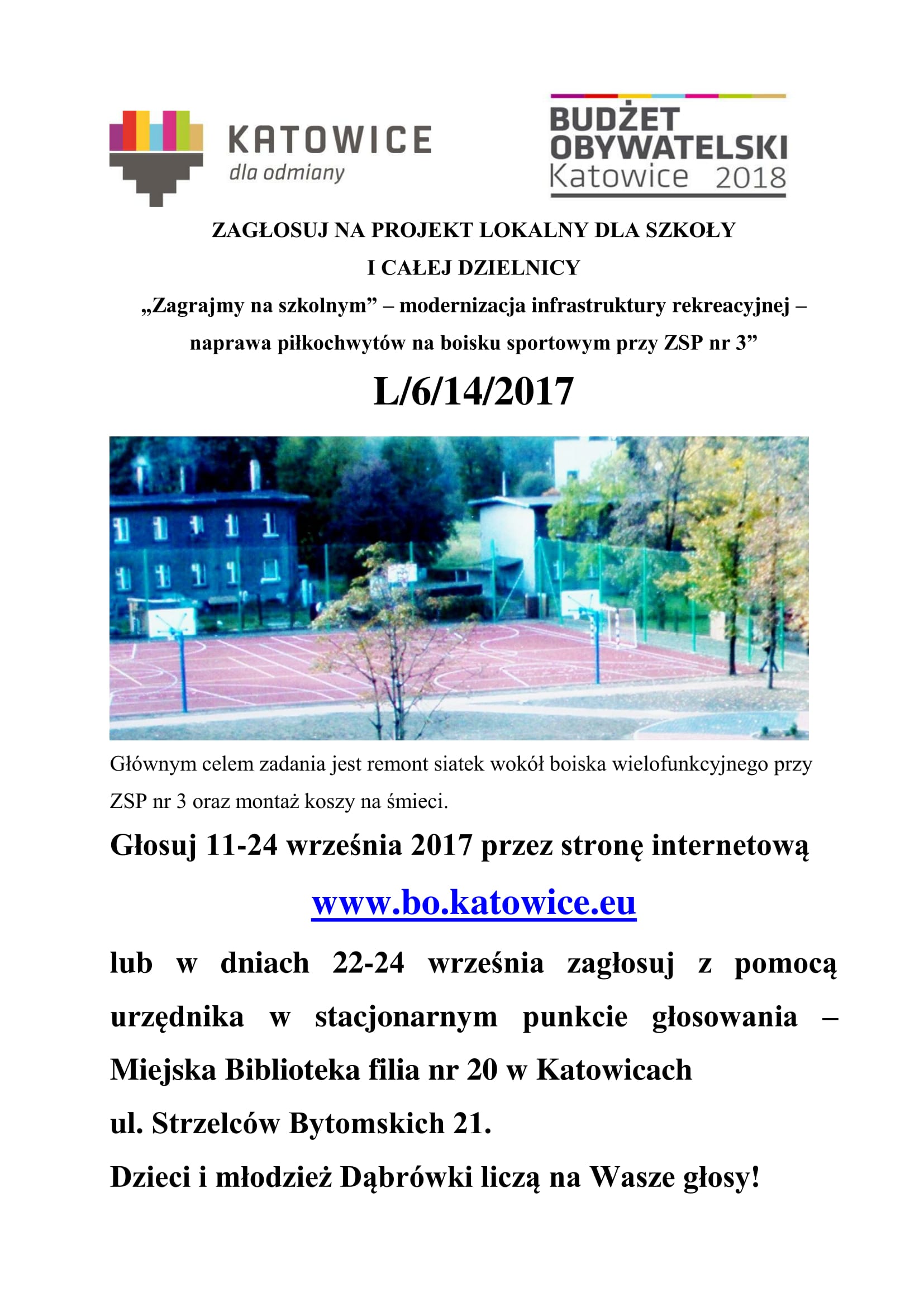 Plakat PROJEKT LOKALNY