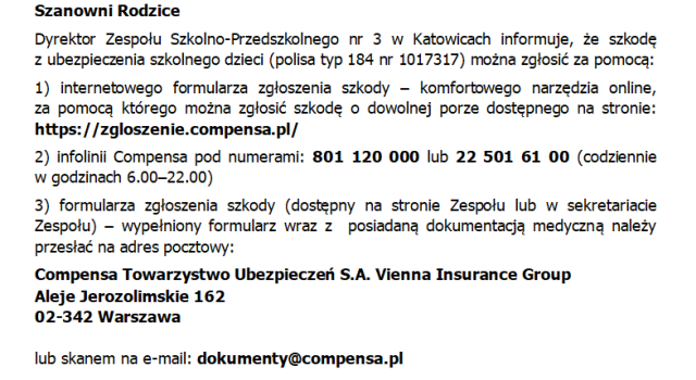 ogloszenie compensa