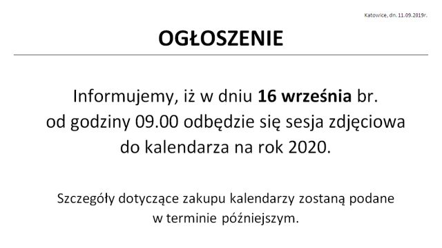 ogloszenie kalendarz