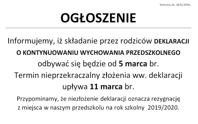ogłoszenie rekrutacja
