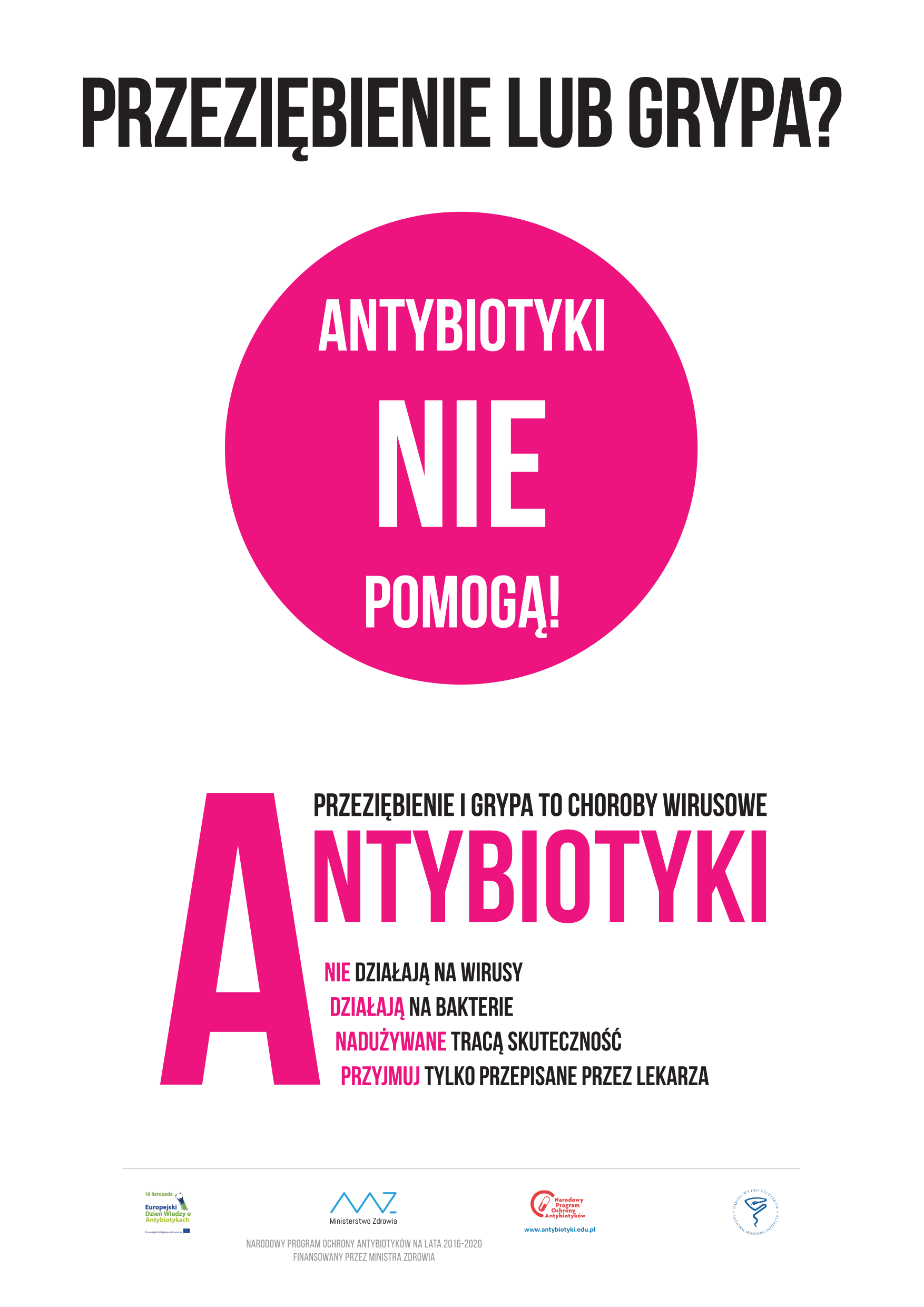 plakat Antybiotyki